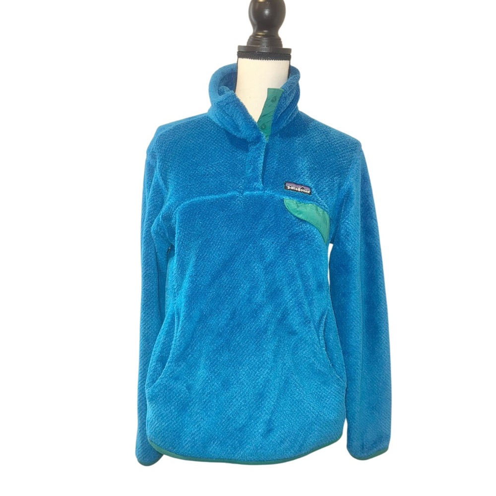 PATAGONIA FLEECE pullover women’s size medium. - Picture 3 of 17